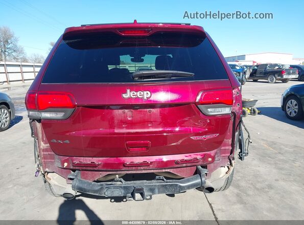 1C4RJFLG7JC204505 2018 JEEP GRAND CHEROKEE Темно-бордовый 