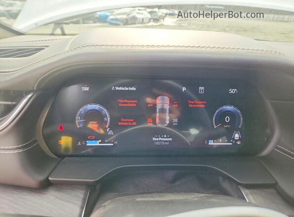 1C4RJGDG2PC571101 2023 JEEP GRAND White Vista del cuadro de instrumentos