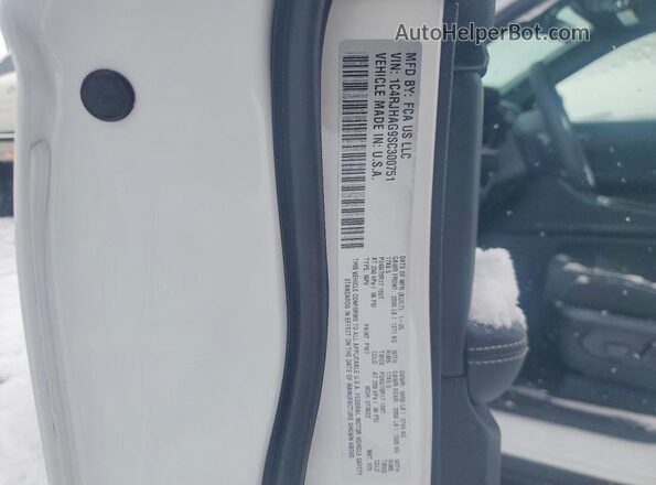 1C4RJHAG9SC300751 2025 JEEP GRAND Белый Вид наклейки с VIN-кодом