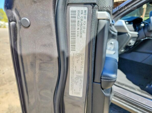1C4RJHBG0SC326136 2025 JEEP GRAND Gray Вид наклейки з VIN-кодом