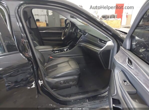 1C4RJHBG2N8540925 2022 JEEP GRAND CHEROKEE Black წინა სალონის ხედი