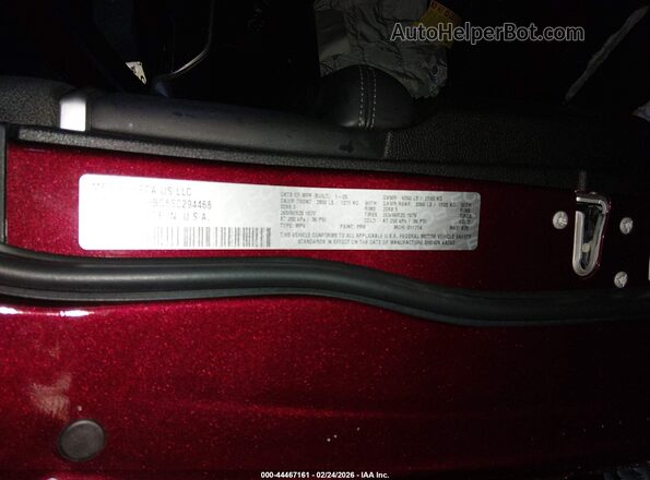 1C4RJHBG6SC294468 2025 JEEP GRAND CHEROKEE Red Widok komory silnika