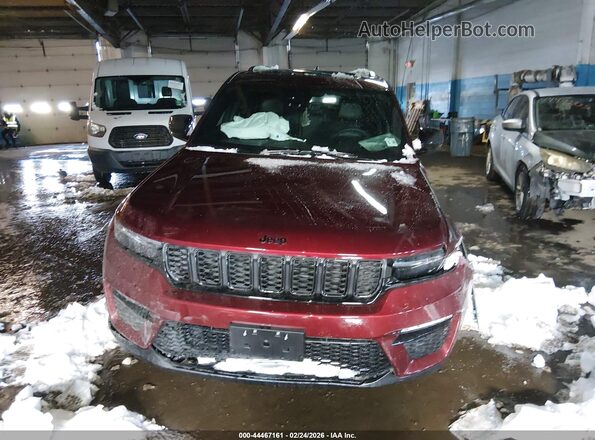 1C4RJHBG6SC294468 2025 JEEP GRAND CHEROKEE Red Widok zestawu wskaźników