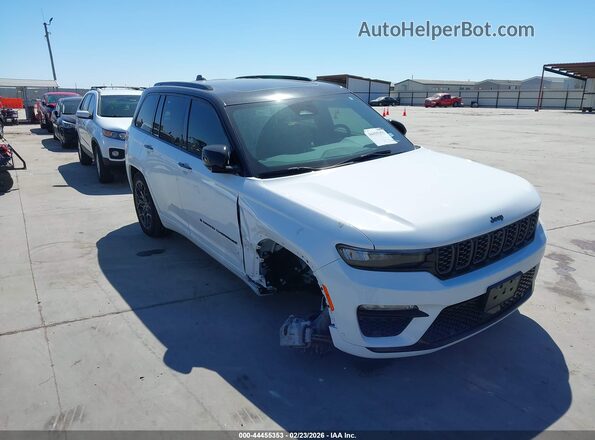 1C4RJHEG7S8644236 2025 JEEP GRAND CHEROKEE Белый Передняя правая четверть