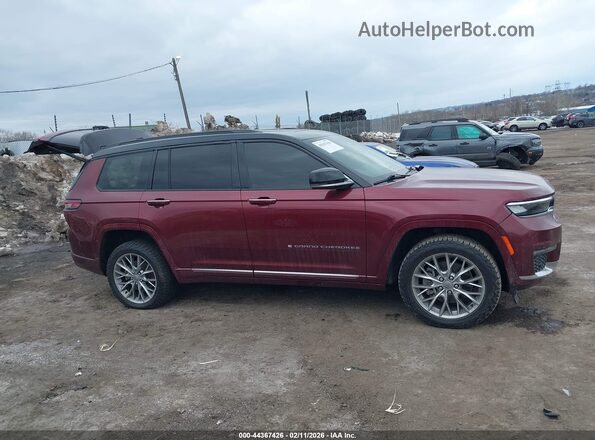 1C4RJJEG9N8555974 2022 JEEP GRAND CHEROKEE L Red Widok wnętrza 360 stopni