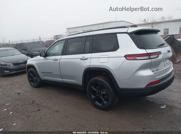1C4RJKAG7M8201199 2021 JEEP GRAND CHEROKEE L Серебряный Панорамный вид салона 360°