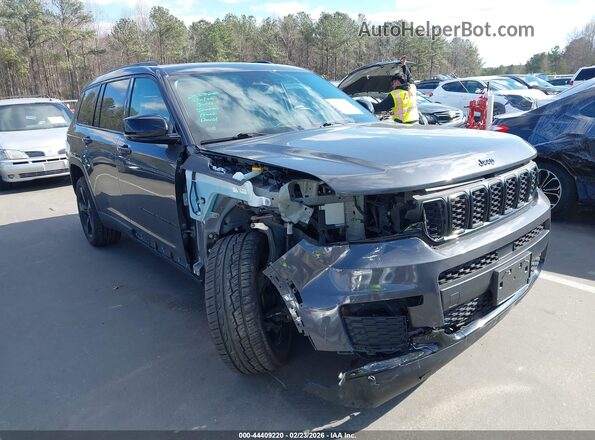 1C4RJKBG3P8101698 2023 JEEP GRAND CHEROKEE L Серый Передняя правая четверть