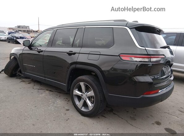 1C4RJKBG5N8531942 2022 JEEP GRAND CHEROKEE L Black Trasero izquierdo