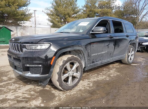 1C4RJKBG6M8189593 2021 JEEP GRAND CHEROKEE L Черный Передняя левая четверть