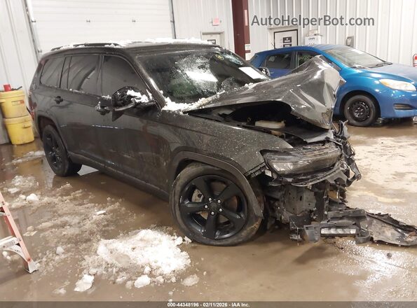 1C4RJKBGXP8101424 2023 JEEP GRAND CHEROKEE L Черный Передняя правая четверть