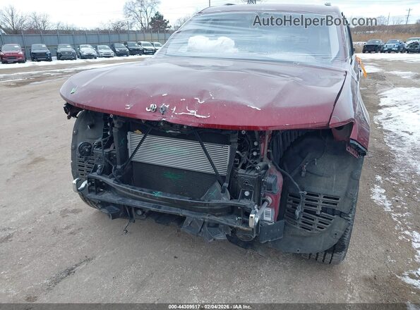 1C4RJKDGXN8543159 2022 JEEP GRAND CHEROKEE L Красный Вид спереди