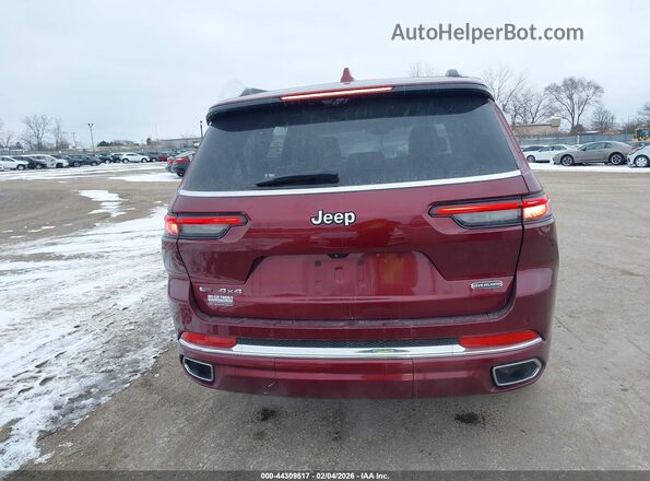 1C4RJKDGXN8543159 2022 JEEP GRAND CHEROKEE L Красный 