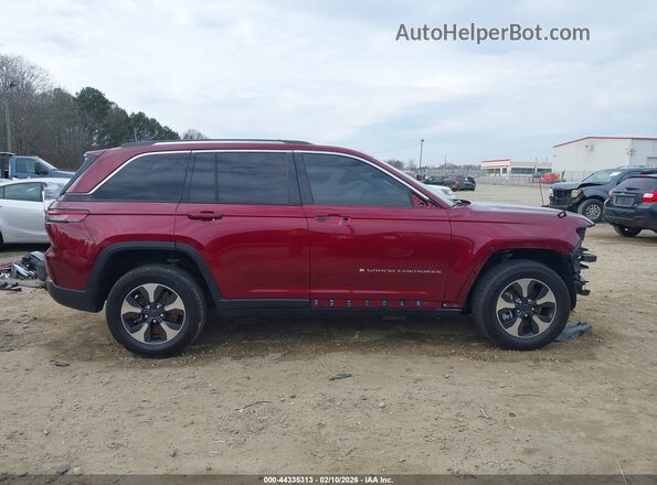 1C4RJYB63PC624291 2023 JEEP GRAND CHEROKEE 4XE Красный Панорамный вид салона 360°