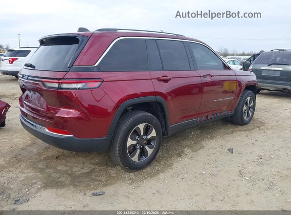 1C4RJYB63PC624291 2023 JEEP GRAND CHEROKEE 4XE Красный Задняя правая четверть