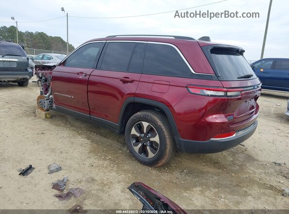 1C4RJYB63PC624291 2023 JEEP GRAND CHEROKEE 4XE Красный Задняя левая четверть
