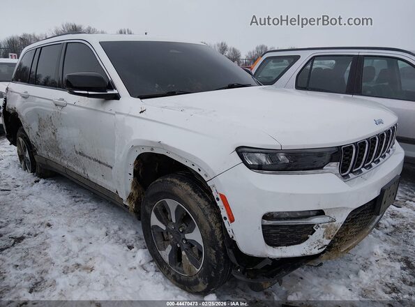 1C4RJYB63PC649532 2023 JEEP GRAND CHEROKEE 4XE Белый Передняя правая четверть
