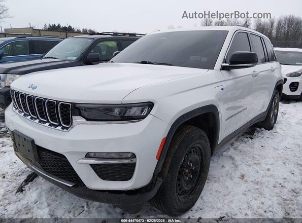 1C4RJYB63PC649532 2023 JEEP GRAND CHEROKEE 4XE Белый Передняя левая четверть