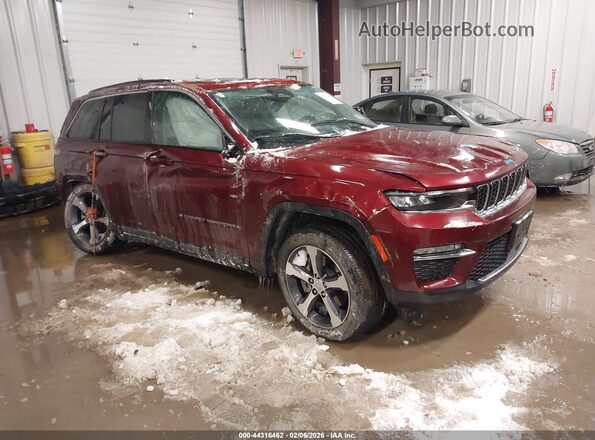 1C4RJYB64PC650477 2023 JEEP GRAND CHEROKEE 4XE Красный Передняя правая четверть