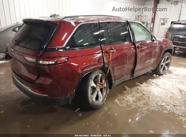 1C4RJYB64PC650477 2023 JEEP GRAND CHEROKEE 4XE Красный Задняя правая четверть