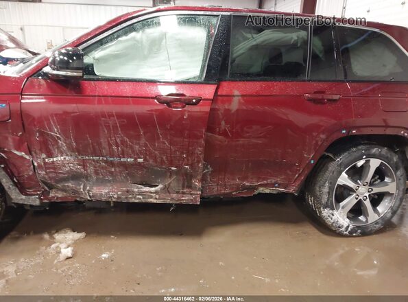1C4RJYB64PC650477 2023 JEEP GRAND CHEROKEE 4XE Красный Вид спереди