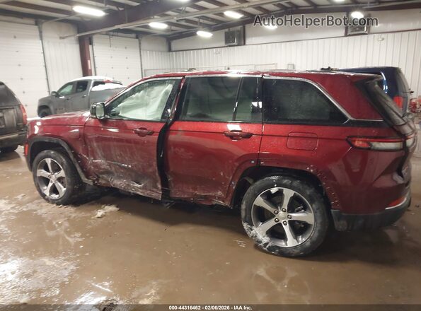 1C4RJYB64PC650477 2023 JEEP GRAND CHEROKEE 4XE Красный Панорамный вид салона 360°