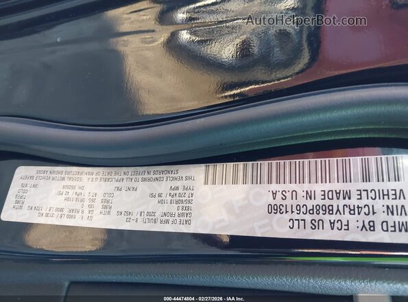 1C4RJYB68PC611360 2023 JEEP GRAND CHEROKEE 4XE Черный Вид подкапотного пространства