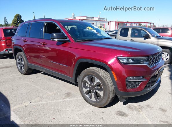 1C4RJYB69PC612131 2023 JEEP GRAND CHEROKEE 4XE Red Delantero derecho