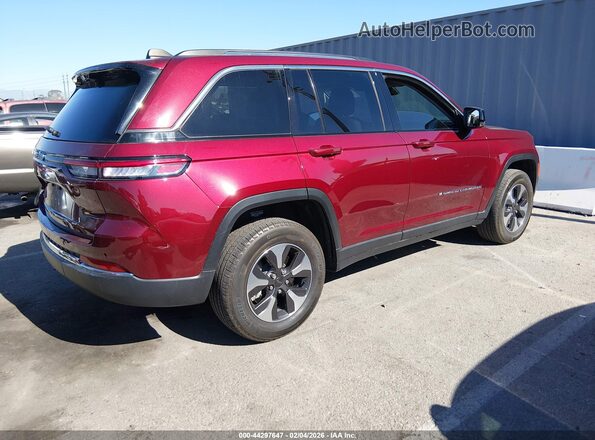 1C4RJYB69PC612131 2023 JEEP GRAND CHEROKEE 4XE Red Trasero derecho