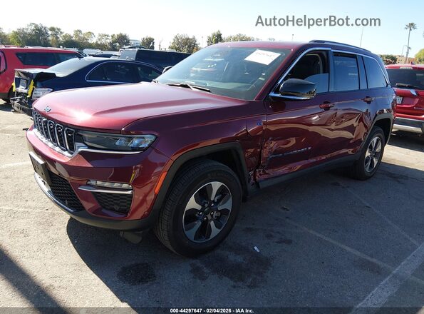 1C4RJYB69PC612131 2023 JEEP GRAND CHEROKEE 4XE Red Vista tres cuartos delantera izquierda