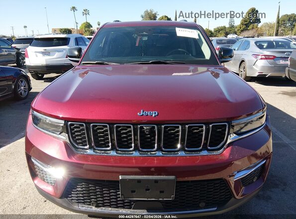 1C4RJYB69PC612131 2023 JEEP GRAND CHEROKEE 4XE Red Vista del cuadro de instrumentos