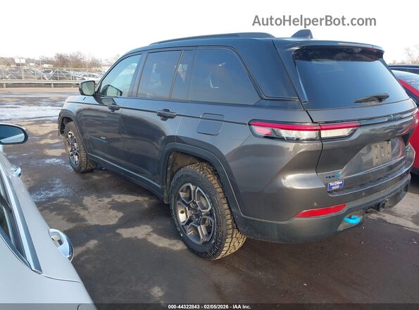1C4RJYC68P8786239 2023 JEEP GRAND CHEROKEE 4XE Серый Задняя левая четверть