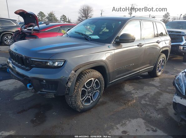 1C4RJYC68P8786239 2023 JEEP GRAND CHEROKEE 4XE Серый Передняя левая четверть