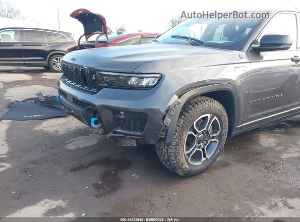 1C4RJYC68P8786239 2023 JEEP GRAND CHEROKEE 4XE Серый Вид спереди