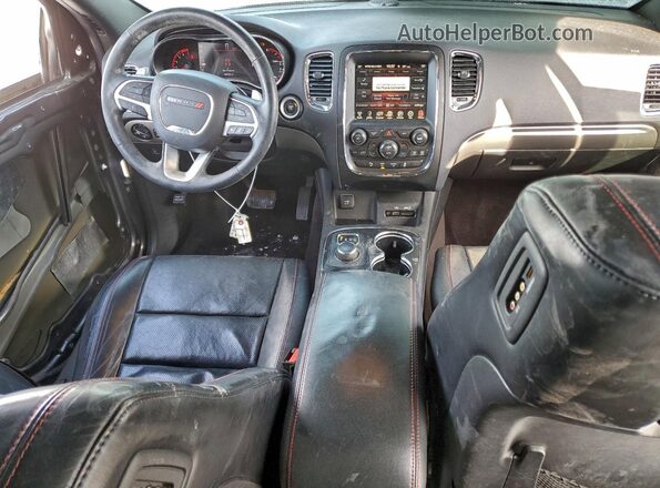 1C4SDJCT7GC352686 2016 DODGE DURANGO Gray Widok deski rozdzielczej