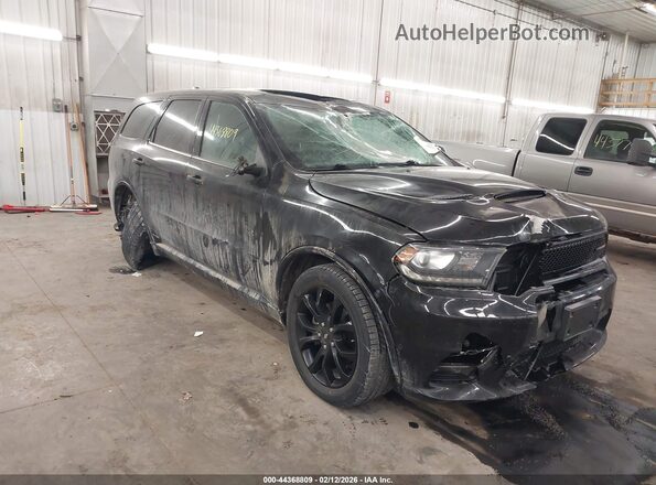 1C4SDJCT9KC599300 2019 DODGE DURANGO Черный Передняя правая четверть