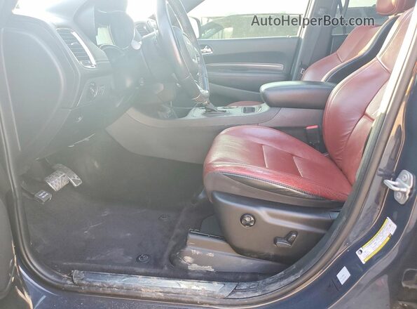 1C4SDJGJ8JC172827 2018 DODGE DURANGO Charcoal Widok wnętrza z przodu