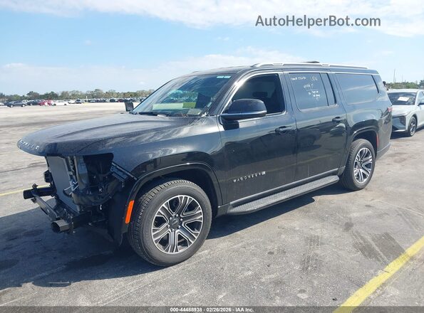 1C4SJSBP2SS534412 2025 JEEP WAGONEER L Black Przód lewy