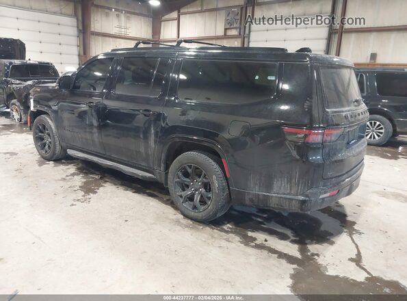 1C4SJSBP9PS558830 2023 JEEP WAGONEER L Черный Задняя левая четверть