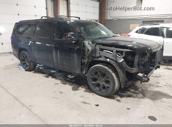 1C4SJSBP9PS558830 2023 JEEP WAGONEER L Черный Передняя правая четверть