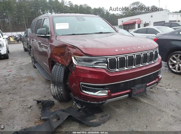 1C4SJSDP2RS168099 2024 JEEP WAGONEER L Красный Передняя правая четверть