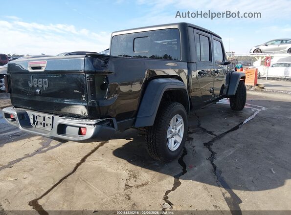 1C6HJTAG7LL159637 2020 JEEP GLADIATOR Черный Задняя правая четверть