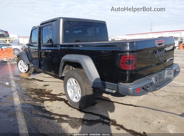 1C6HJTAG7LL159637 2020 JEEP GLADIATOR Черный Задняя левая четверть