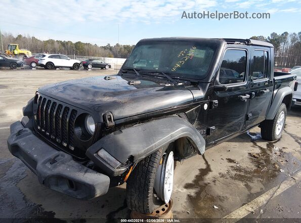 1C6HJTAG7LL159637 2020 JEEP GLADIATOR Черный Вид спереди