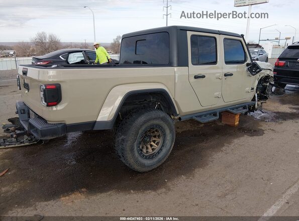 1C6HJTAG7LL173697 2020 JEEP GLADIATOR Желто-коричневый Задняя правая четверть