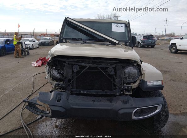 1C6HJTAG7LL173697 2020 JEEP GLADIATOR Желто-коричневый Вид задней части салона