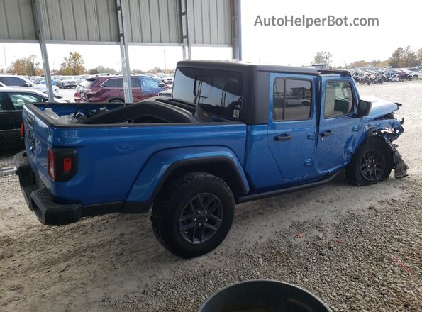 1C6HJTAG7RL105800 2024 JEEP GLADIATOR Синий Задняя правая четверть