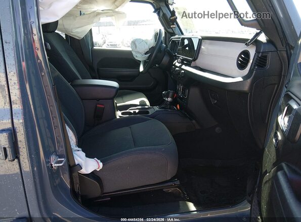 1C6HJTAG7RL132916 2024 JEEP GLADIATOR Серый Вид салона спереди