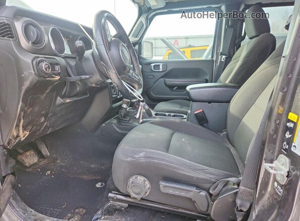 1C6HJTAGXPL505055 2023 JEEP GLADIATOR Charcoal Widok wnętrza z przodu