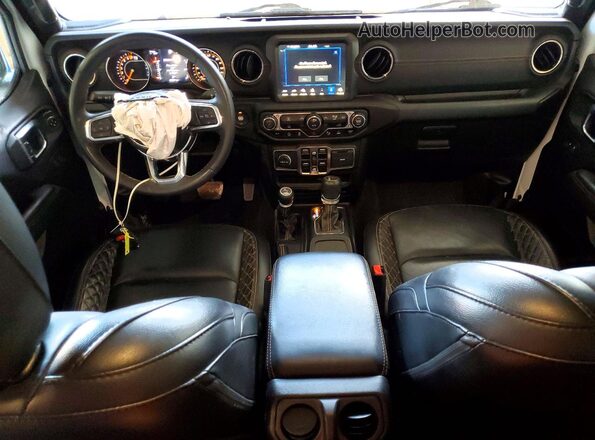 1C6HJTFG2PL528547 2023 JEEP GLADIATOR Белый Вид панели приборов