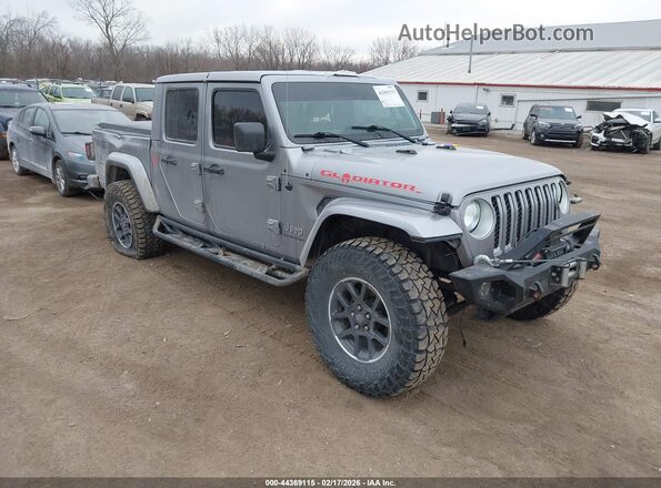 1C6HJTFG5LL138360 2020 JEEP GLADIATOR Серебряный Передняя правая четверть